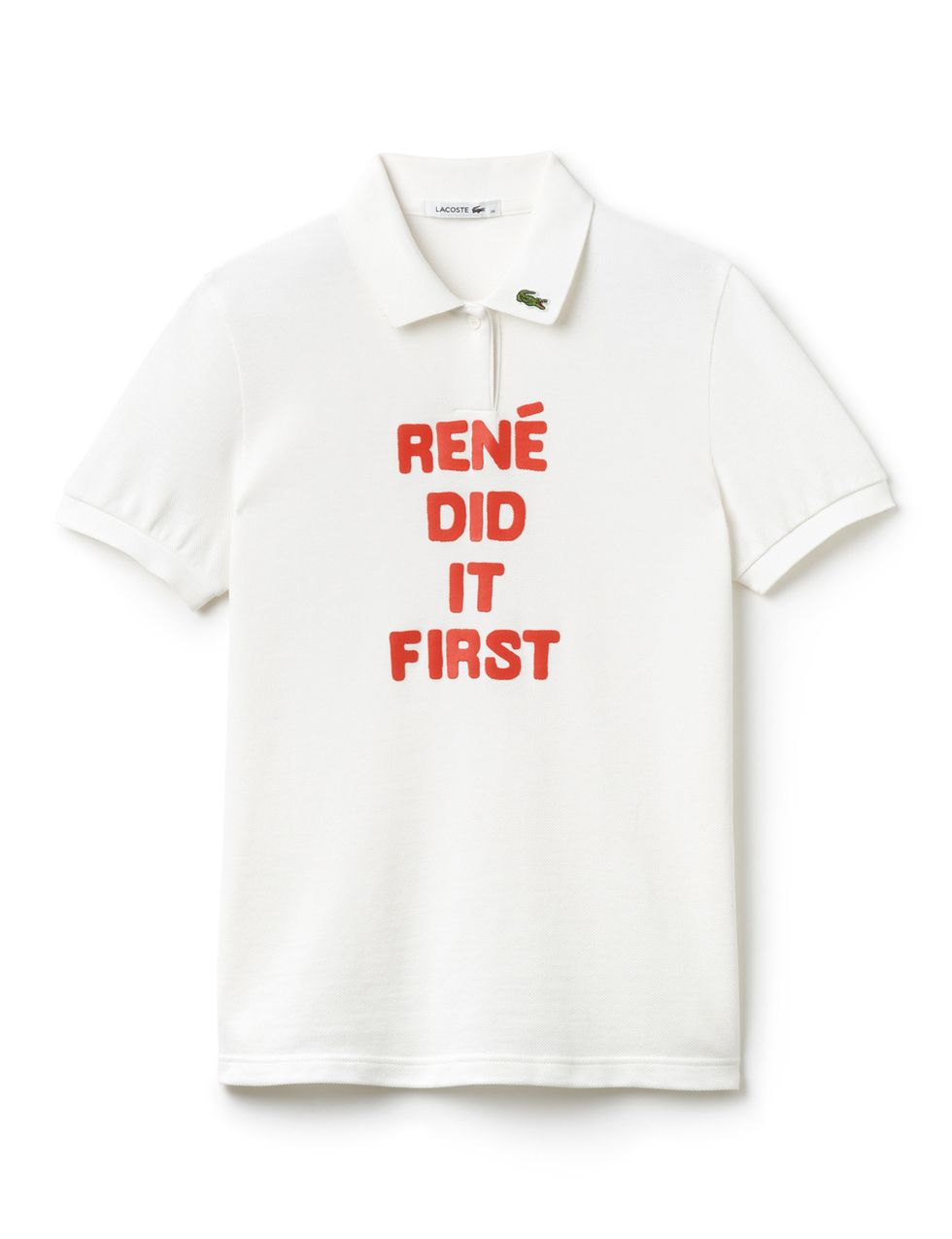 Product, Collar, Sleeve, Text, White, T-shirt, Font, Carmine, Logo, Baby & toddler clothing, 