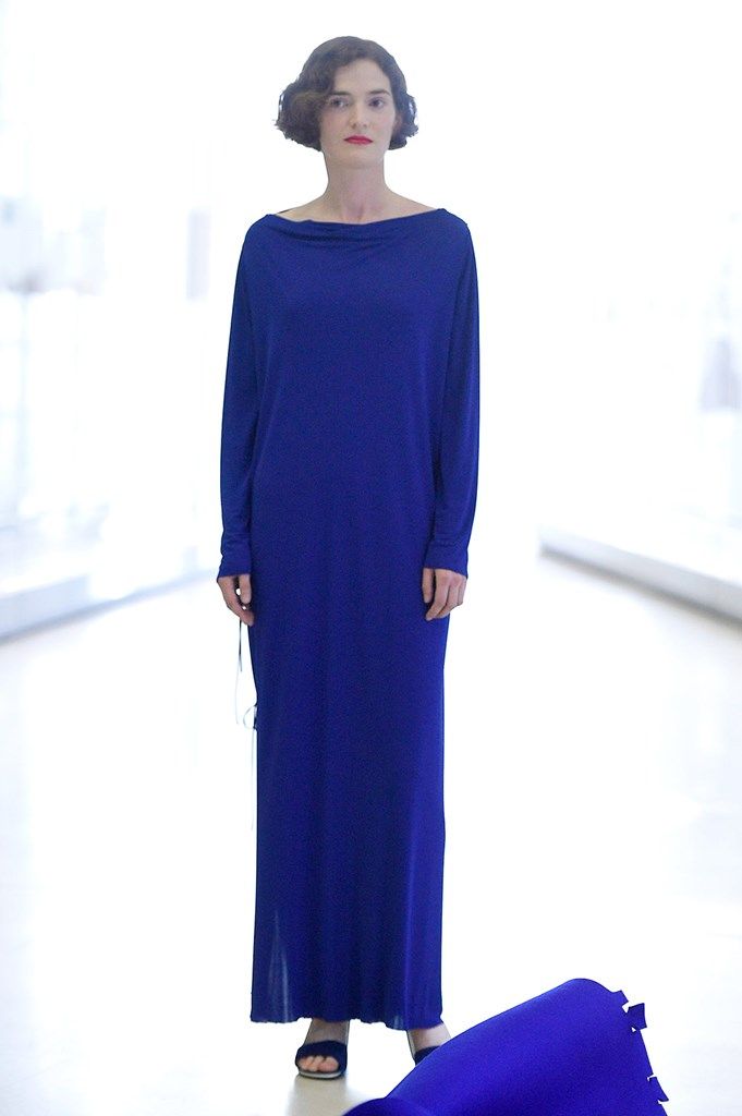 Blue, Sleeve, Shoulder, Joint, Standing, Dress, Style, Electric blue, One-piece garment, Cobalt blue, 