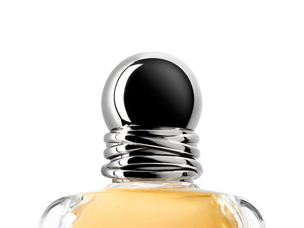 Perfume, Product, Beauty, Liquid, Yellow, Fluid, Cosmetics, Glass bottle, 