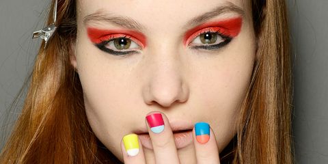 Finger, Lip, Skin, Eyebrow, Eyelash, Nail, Manicure, Style, Nail care, Nail polish, 