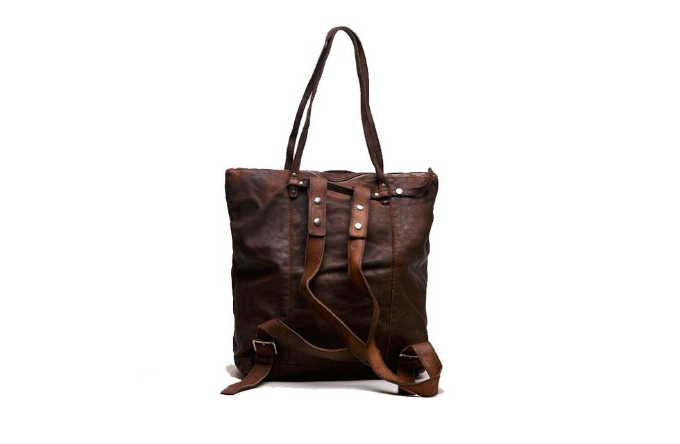 Handbag, Bag, Brown, Leather, Fashion accessory, Tote bag, Shoulder bag, Luggage and bags, Font, Zipper, 