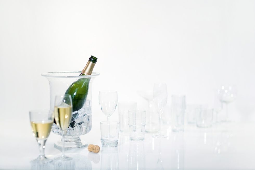 Drinkware, Glass, Glass bottle, Fluid, Bottle, Barware, Drink, Alcohol, Alcoholic beverage, Stemware, 