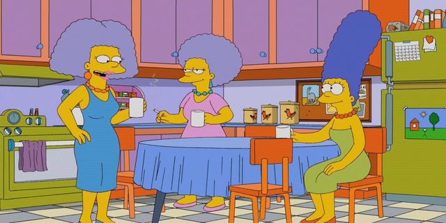 Patty y Selma Bouvier, las hermanas de Marge Simpson y cuñadísimas de Homer...
