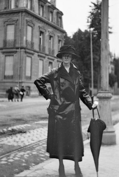 Photograph, Standing, Snapshot, Trench coat, Outerwear, Black-and-white, Photography, Coat, Street, Style, 