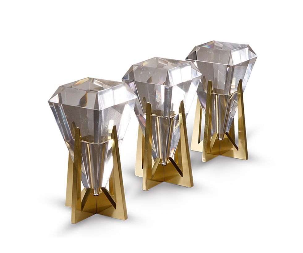 Product, Table, Brass, Furniture, Metal, Glass, Stool, Crystal, 