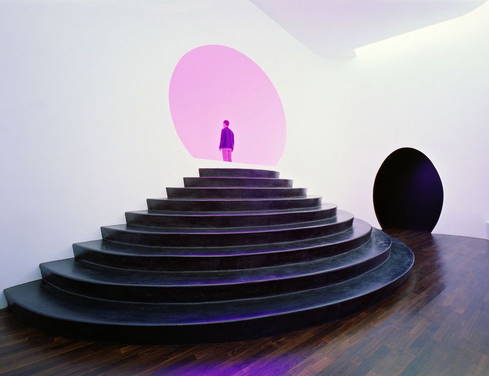 Stairs, Purple, Violet, Magenta, Line, Lavender, Silhouette, Circle, Wood flooring, Shadow, 