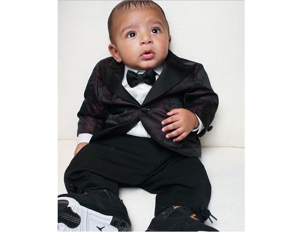 Suit, Formal wear, Tuxedo, Clothing, Child, Toddler, Tie, Outerwear, Bow tie, Child model, 