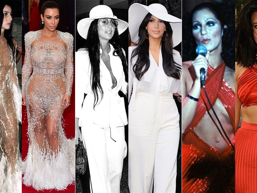 Cher, 20 veces copiada por Kim Kardashian Cher, 20 veces copiada por Kim Kardashian