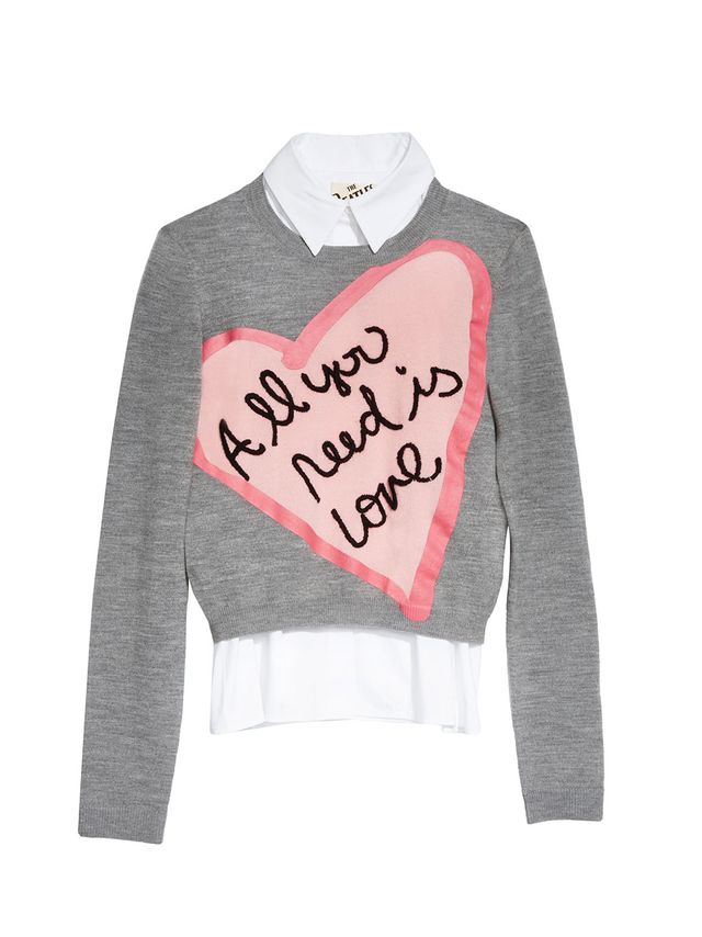 Clothing, Long-sleeved t-shirt, Pink, Outerwear, Sleeve, Sweatshirt, Sweater, Text, Top, T-shirt, 