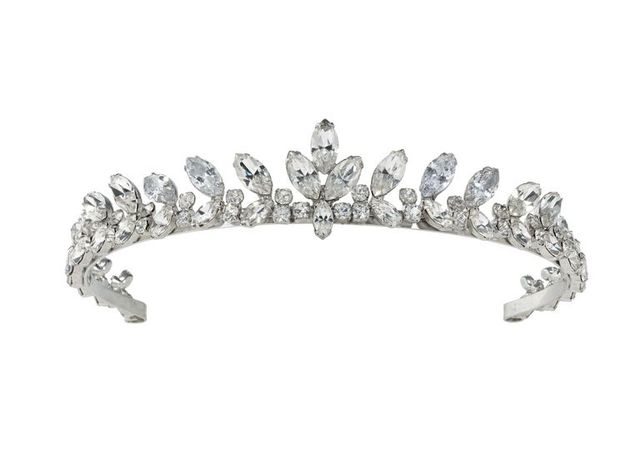 Headpiece, Fashion accessory, Crown, Hair accessory, Tiara, Jewellery, Diamond, Headgear, Metal, Silver, 