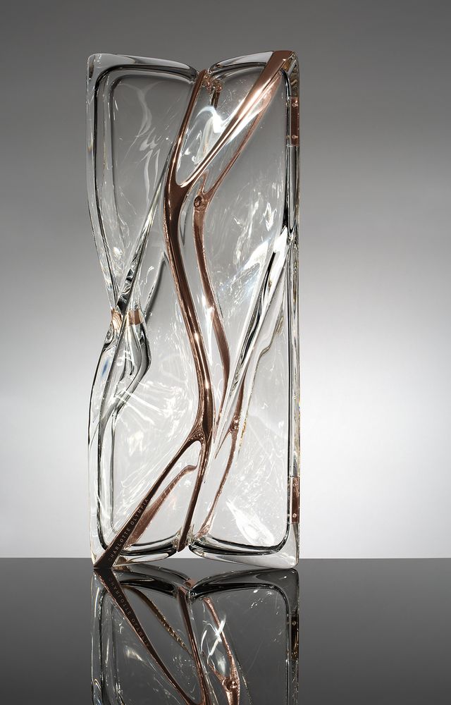 Transparent material, Glass, Vase, Sculpture, Chair, Still life photography, Furniture, Metal, 