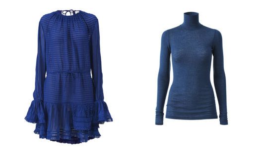 Clothing, Blue, Cobalt blue, Sleeve, Jersey, Electric blue, Outerwear, Sportswear, Dress, Neck, 