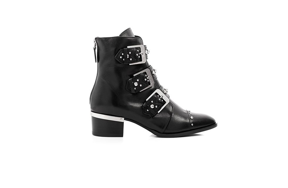 Shoe, Product, Boot, White, Font, Leather, Black, Grey, Beige, Brand, 