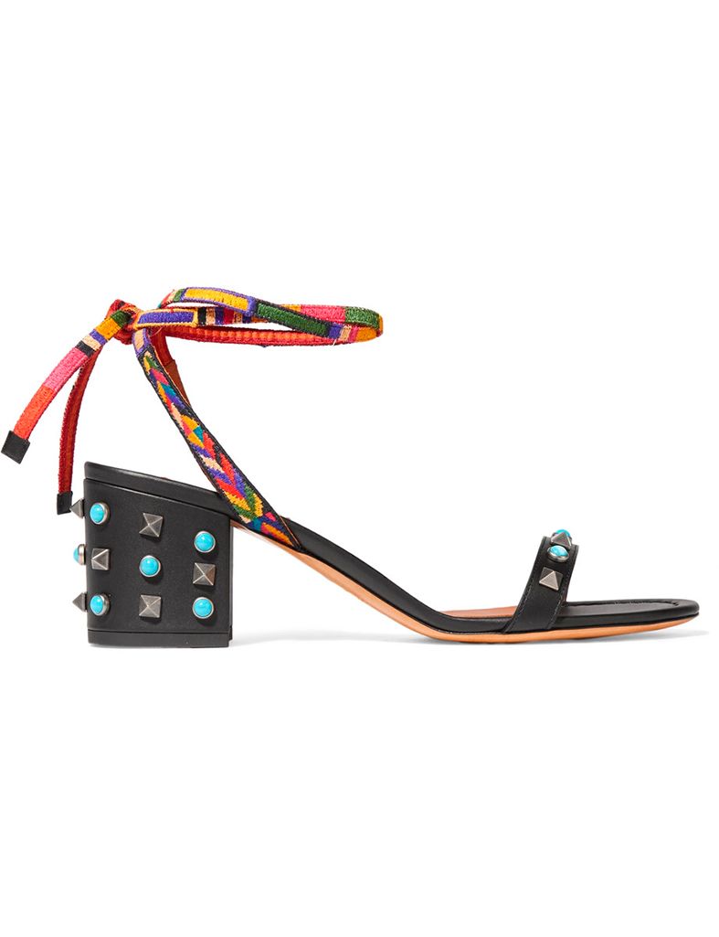 Footwear, Turquoise, Shoe, Sandal, Strap, Fashion accessory, Turquoise, High heels, 