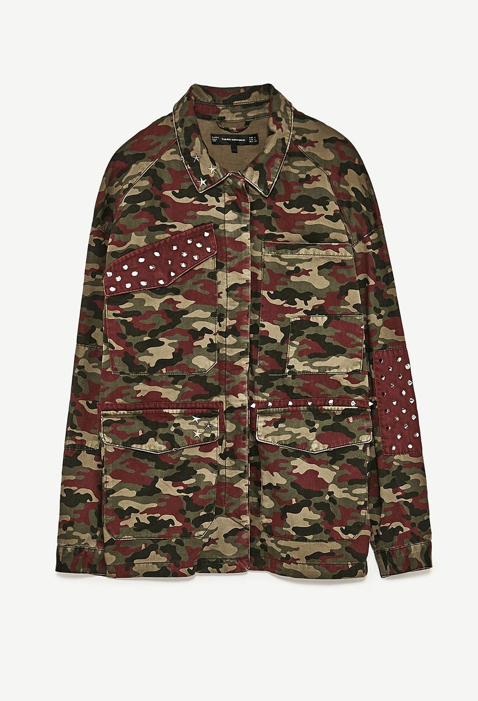 Clothing, Outerwear, Sleeve, Military camouflage, Camouflage, Jacket, Pattern, Collar, Design, Uniform, 