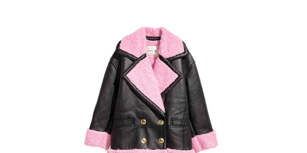 Collar, Sleeve, Textile, Coat, Magenta, Outerwear, Pink, Pattern, Fashion, Jacket, 