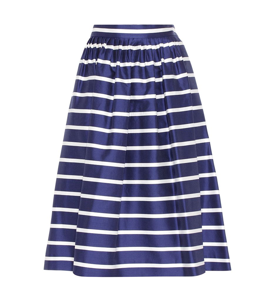 Clothing, White, A-line, Pencil skirt, Fashion, Waist, Pattern, Skort, Electric blue, Day dress, 