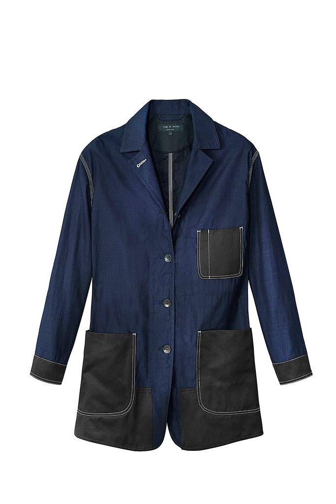 Clothing, Blue, Product, Collar, Sleeve, Dress shirt, Textile, Outerwear, White, Coat, 