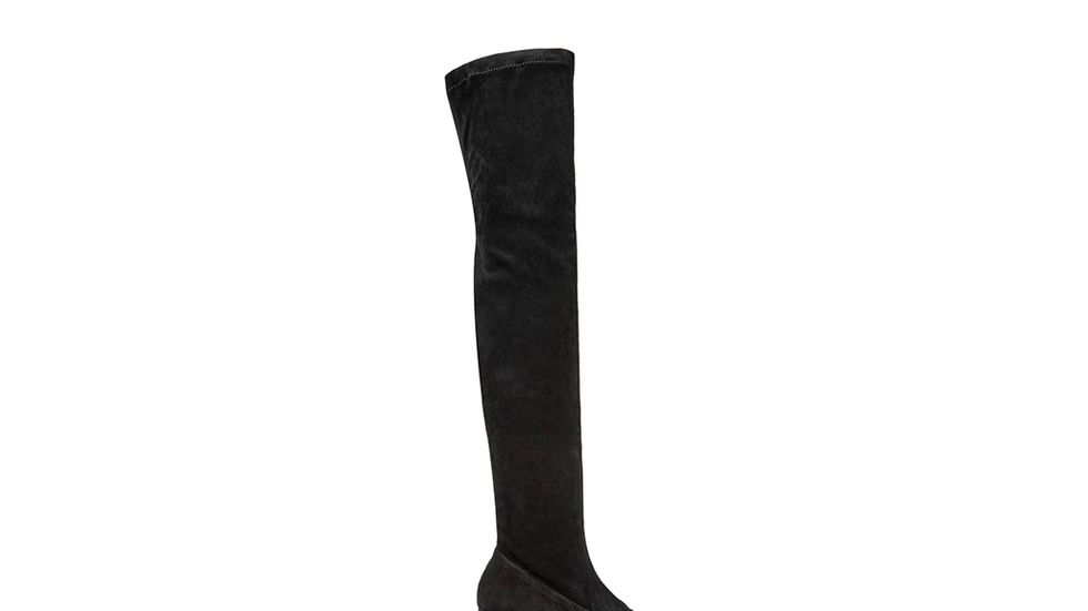 Boot, Costume accessory, Knee-high boot, Black, Leather, Riding boot, Synthetic rubber, 
