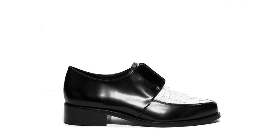 White, Black, Leather, Grey, Dress shoe, Beige, Brand, Fashion design, Silver, Synthetic rubber, 