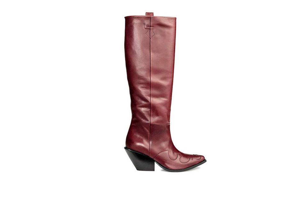 Footwear, Brown, Boot, Shoe, Riding boot, Leather, Tan, Maroon, Liver, Knee-high boot, 