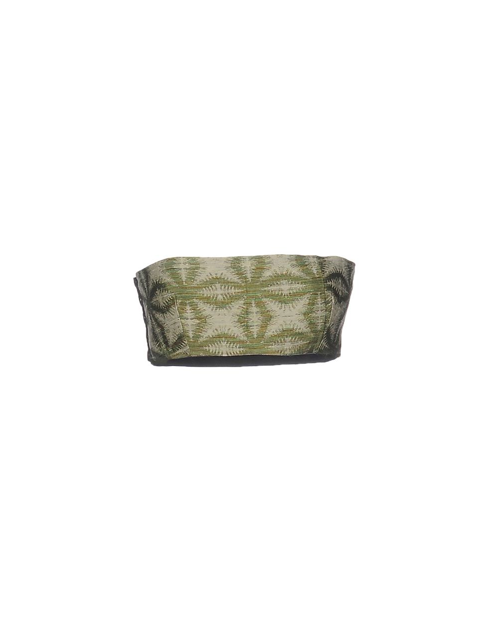Green, Beige, Rectangle, Bag, Coin purse, Leather, 