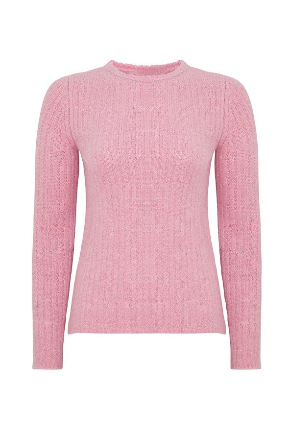 Sweater, Product, Sleeve, Textile, Outerwear, White, Pattern, Magenta, Wool, Pink, 