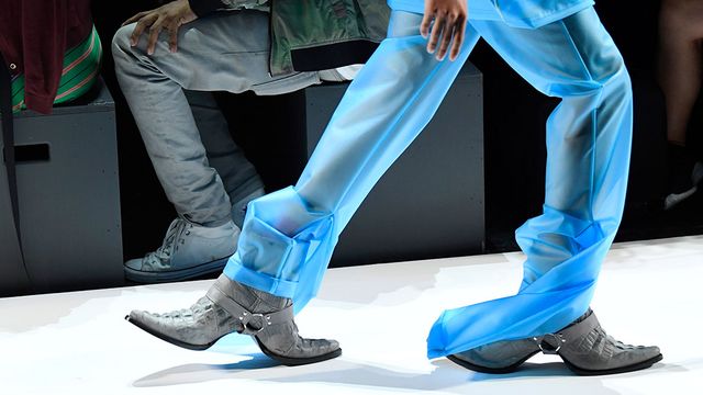 Footwear, Blue, Shoe, Denim, Electric blue, Jacket, Azure, Aqua, Boot, Street fashion, 