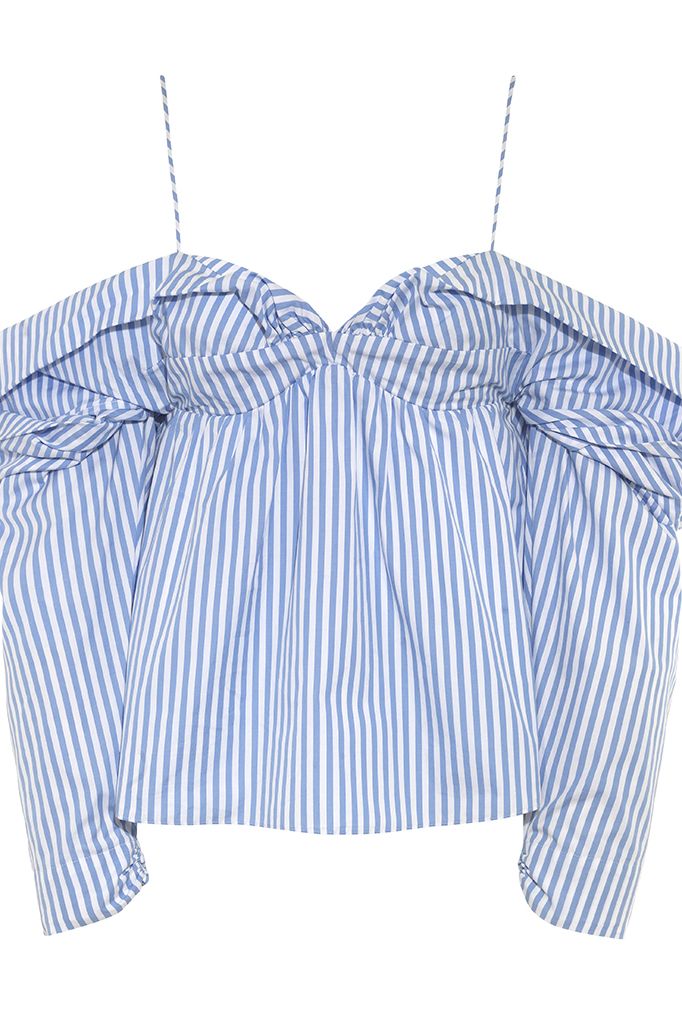 Blue, Product, Collar, Sleeve, Textile, White, Dress shirt, Pattern, Electric blue, Azure, 