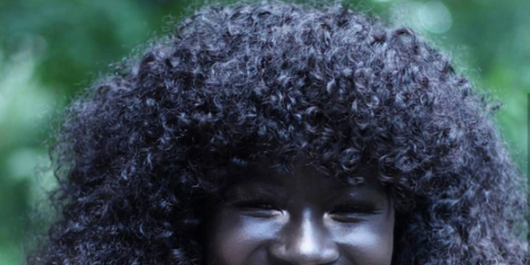 Human, Lip, Hairstyle, Chin, Happy, Tooth, Black hair, Jheri curl, Facial expression, Style, 