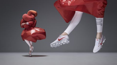 Red, Carmine, Fashion, Animation, Ankle, Dance, Graphics, 