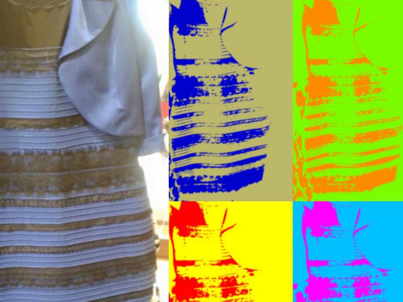Negro y azul o blanco y dorado? El vestido que se convirtió en carne de  Warhol