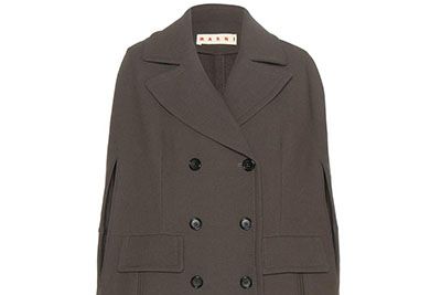 Coat, Collar, Sleeve, Textile, Outerwear, Blazer, Fashion, Pattern, Grey, Button, 