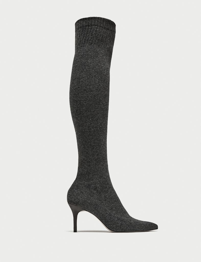 Footwear, Boot, Shoe, Knee-high boot, Riding boot, High heels, Suede, Leather, 