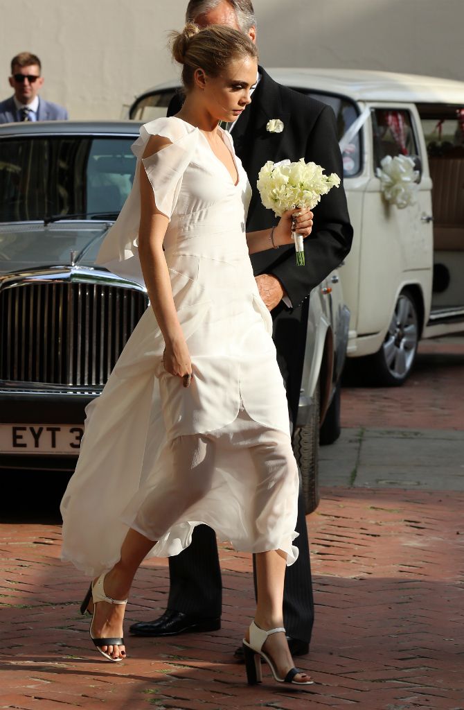 White, Clothing, Dress, Wedding dress, Fashion, Bride, Gown, Bridal clothing, Luxury vehicle, Footwear, 