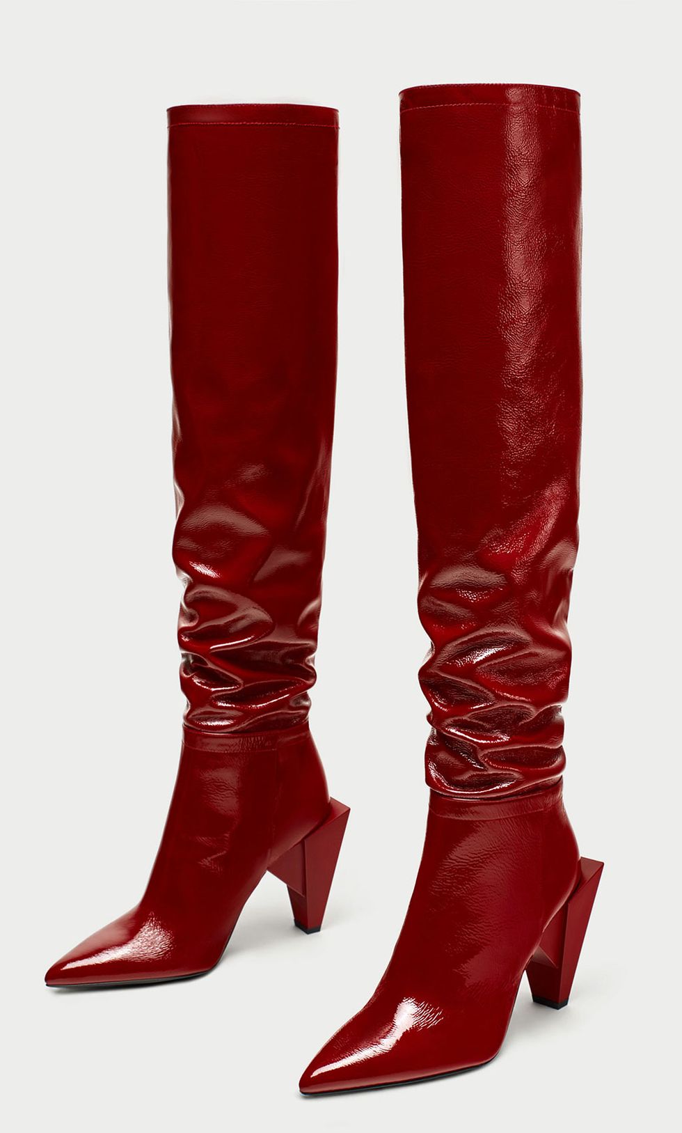 Footwear, Boot, Red, Shoe, Knee-high boot, Riding boot, Durango boot, High heels, Rain boot, Leg, 