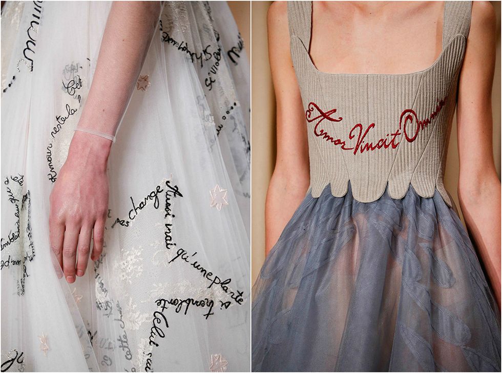 DIY Embroidered Tulle Dress 