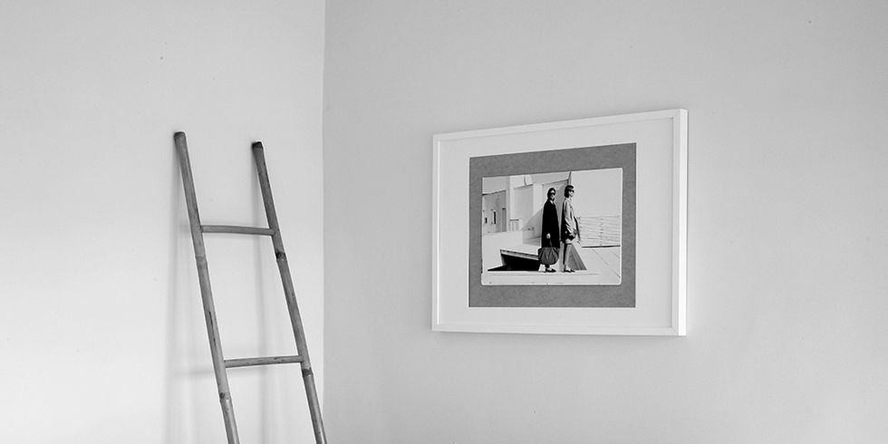 Ladder, Picture frame, Still life photography, Collection, Shelving, Easel, 