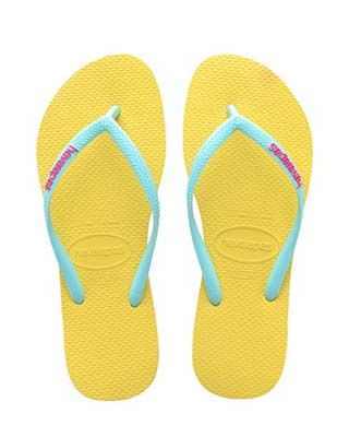 Yellow, Orange, Azure, Walking shoe, Synthetic rubber, 