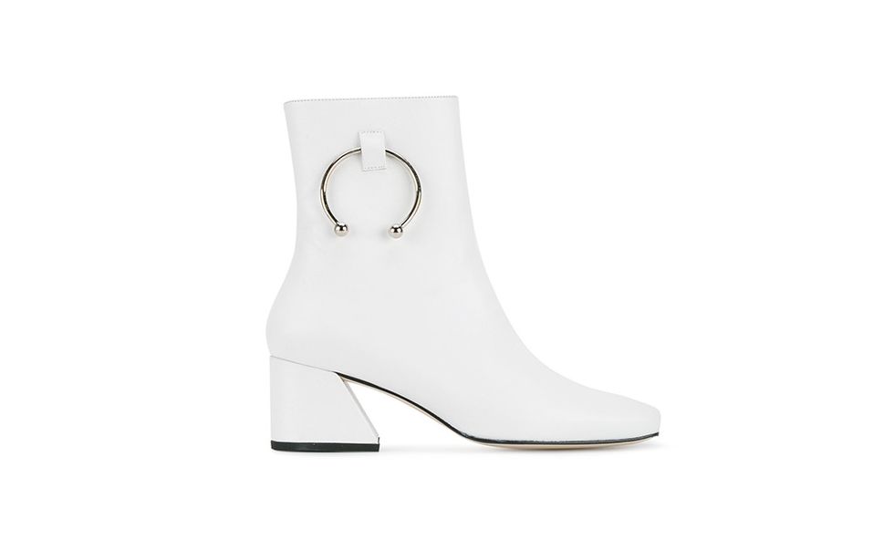 Product, Boot, White, Grey, Silver, Synthetic rubber, 