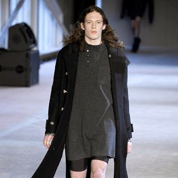 Clothing, Winter, Human body, Fashion show, Coat, Joint, Outerwear, Jacket, Fashion model, Style, 