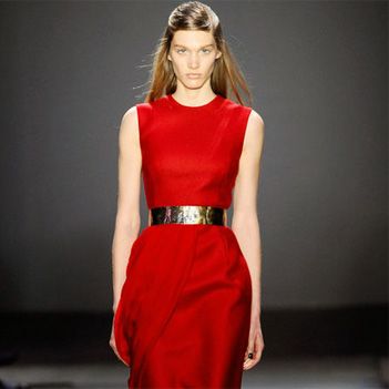 Shoulder, Dress, Joint, Red, One-piece garment, Fashion model, Formal wear, Style, Waist, Fashion, 