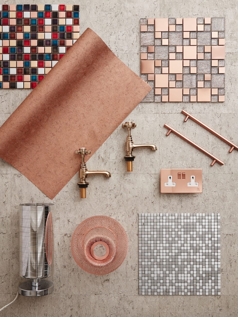 Wall, Tile, Copper, Design, Pattern, Textile, Brick, Metal, Table, Leather, 