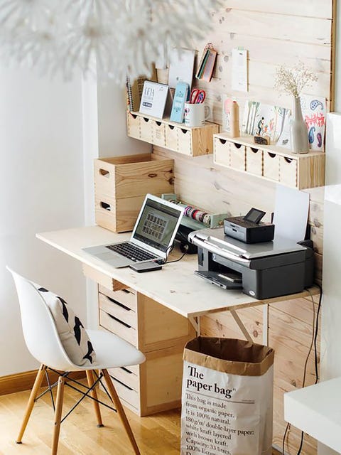 escritorio de madera abatible