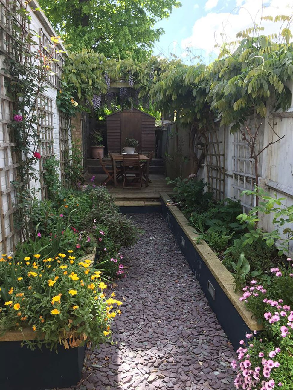 casa estrecha: patio