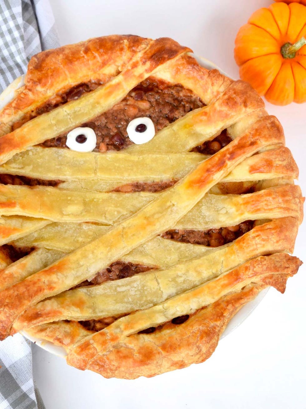 pastel de carne para halloween