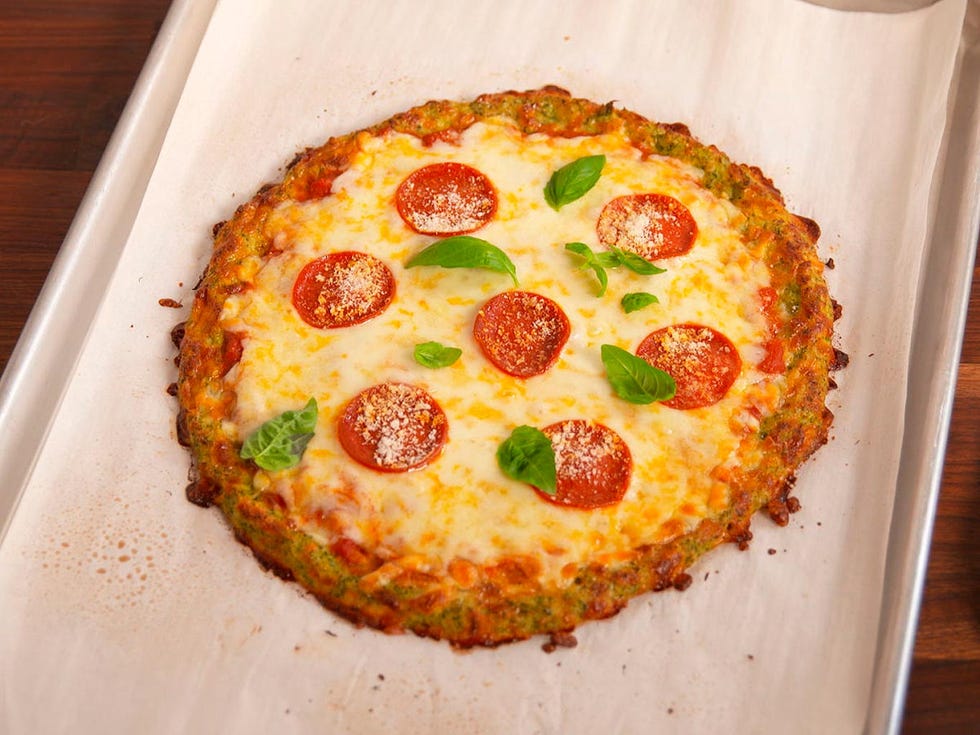 receta pizza de brócoli