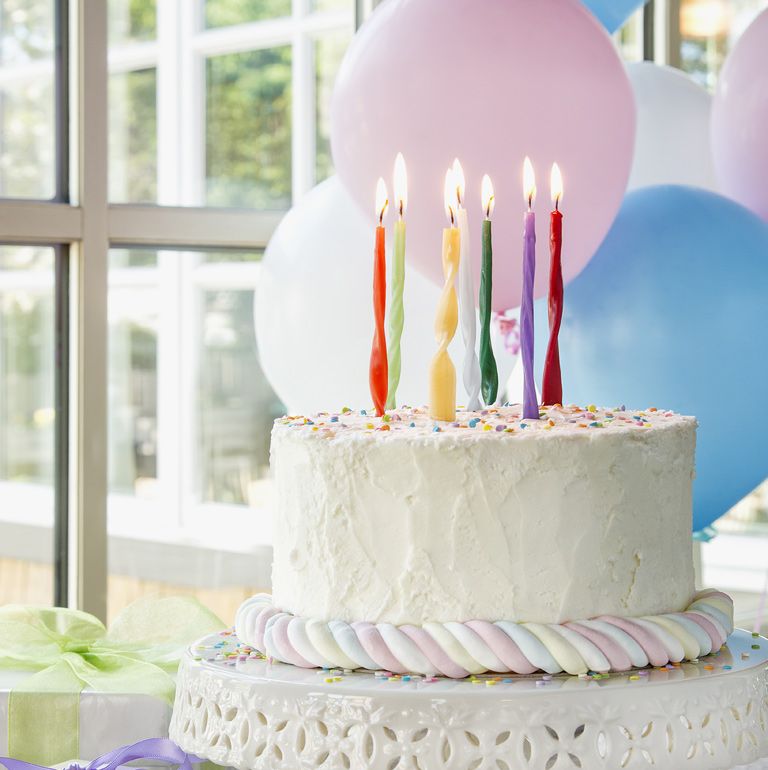 Velas originales para la tarta de cumpleaños