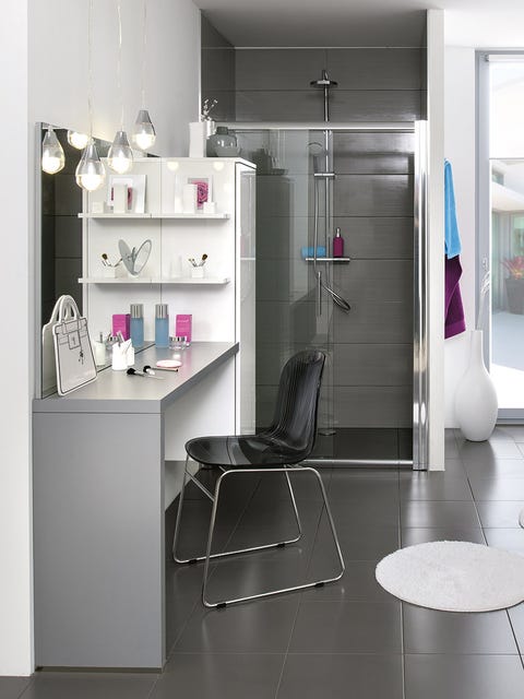 Un baño con glamour