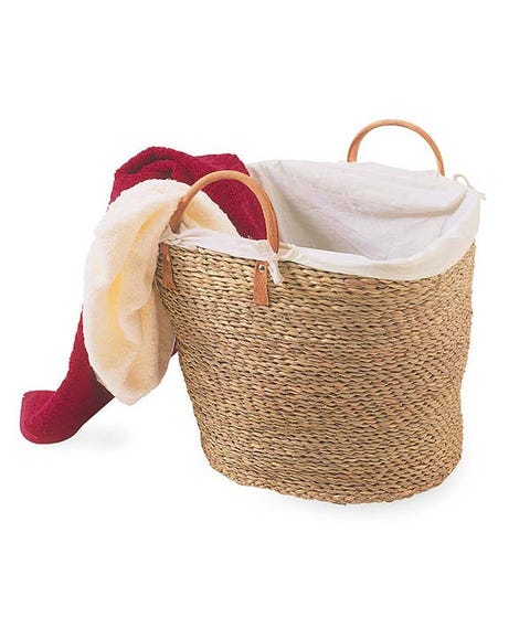 Basket, Storage basket, Carmine, Wicker, Home accessories, Beige, Maroon, Picnic basket, Bicycle accessory, Bag, 